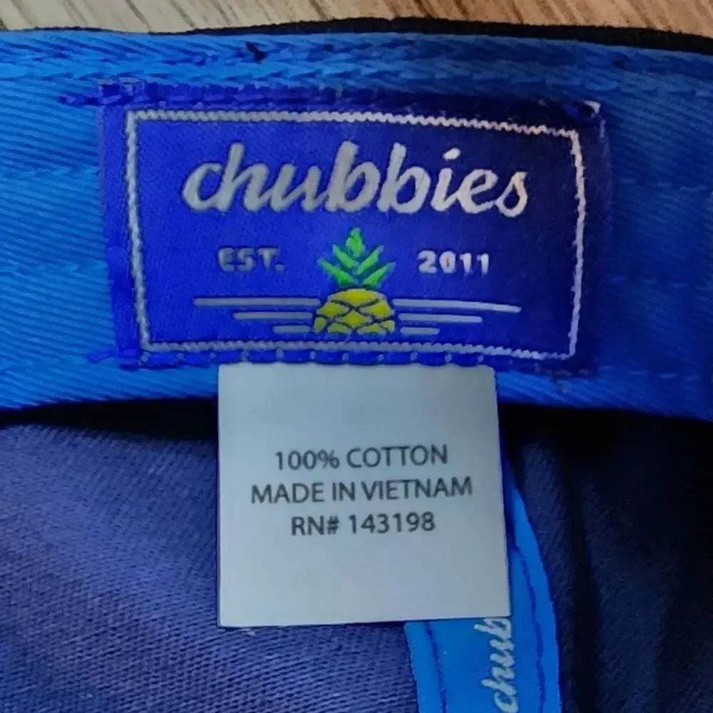 Chubbies Navy Blue Colorful Embroidered Rooster Dad Hat‎